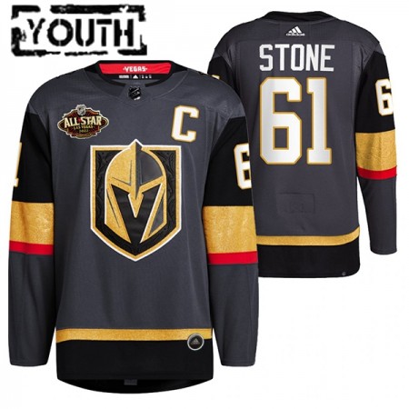 Kinder Eishockey Vegas Golden Knights Trikot Mark Stone 61 2022 NHL All-Star Schwarz Authentic